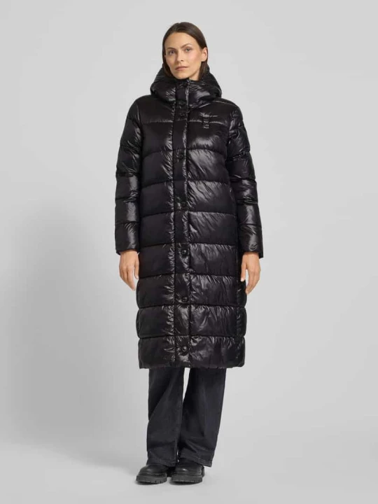 Zdjęcie produktu Płaszcz pikowany o kroju regular fit z detalem z logo model „BELLEVUE” Blauer Usa Czarny