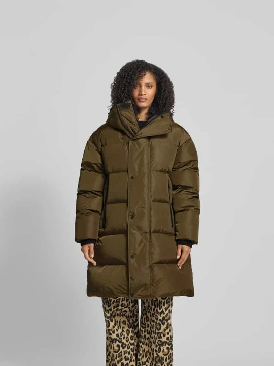 Zdjęcie produktu Płaszcz pikowany z kapturem Dsquared2 Khaki