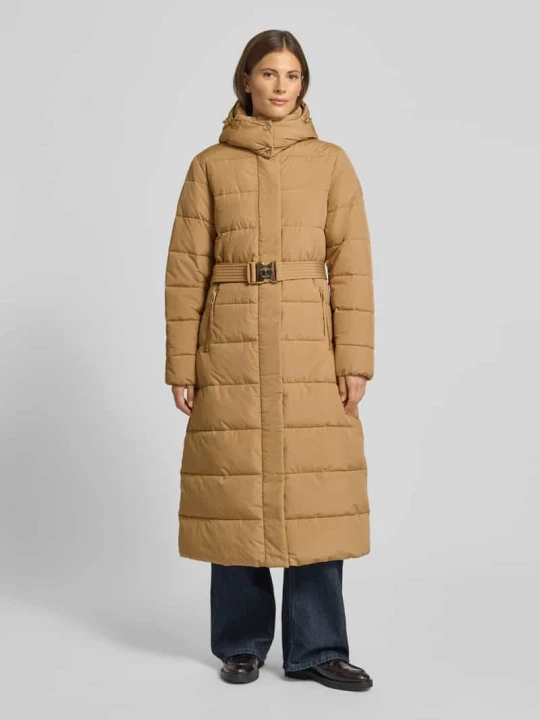 Zdjęcie produktu Płaszcz pikowany z kapturem model ‘Cassandra’ JOOP! Camel