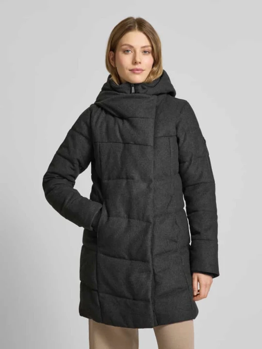 Zdjęcie produktu Płaszcz pikowany z kapturem model ‘Pavla’ Ragwear Antracytowy
