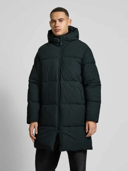 Zdjęcie produktu Płaszcz pikowany z kapturem model ‘VESTERBRO’ Jack&Jones Petrol