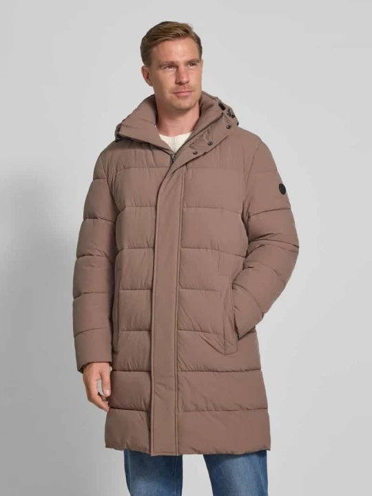 Zdjęcie produktu Płaszcz pikowany z wpuszczanymi kieszeniami model ‘Winsten’ JOOP! Średniobrązowy
