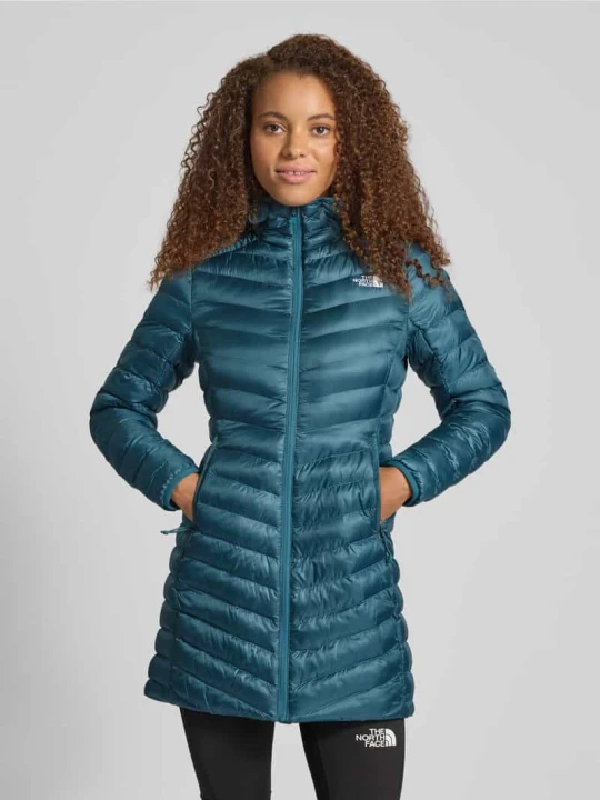 Zdjęcie produktu Płaszcz pikowany z wyhaftowanym logo model ‘Huila’ The North Face Niebieski