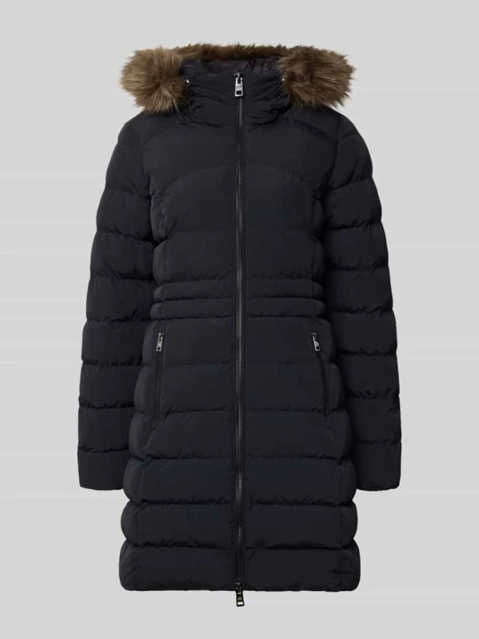 Zdjęcie produktu Płaszcz pikowany z zamkiem błyskawicznym dwustronnym Superdry Czarny