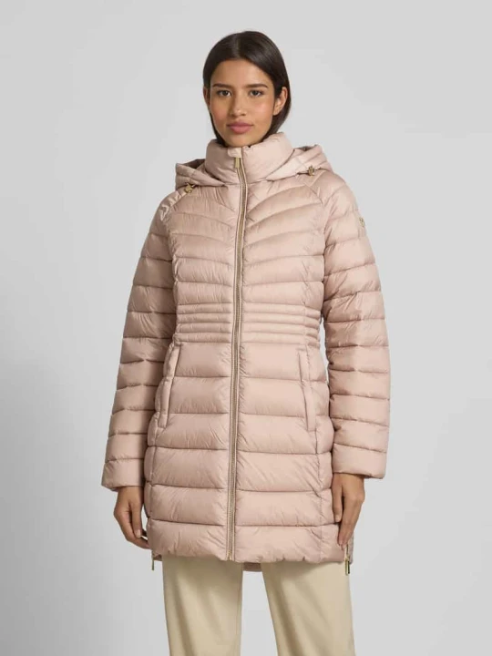 Zdjęcie produktu Płaszcz pikowany ze stójką z podszewką model ‘Packable’ Michael Kors Beżowy