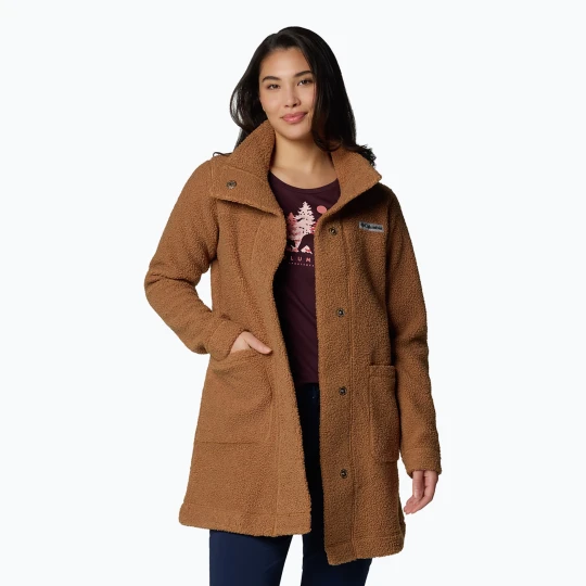 Zdjęcie produktu Płaszcz polarowy damski Columbia Panorama Long camel brown