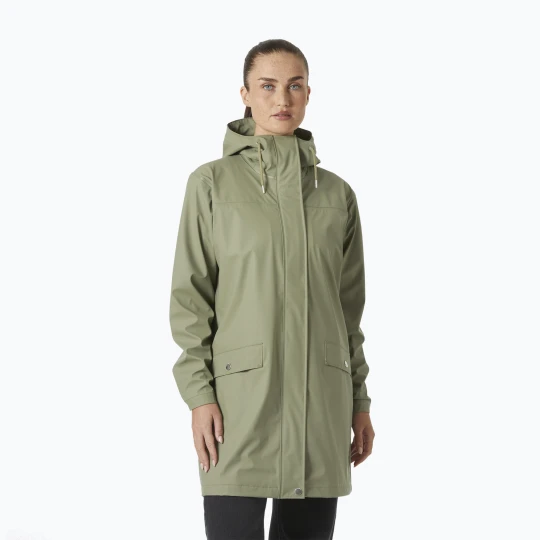 Zdjęcie produktu Płaszcz przeciwdeszczowy damski Helly Hansen Moss Rain Coat lav green