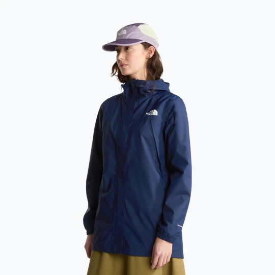 Zdjęcie produktu Płaszcz przeciwdeszczowy damski The North Face Antora Rain Parka summit navy Granatowy