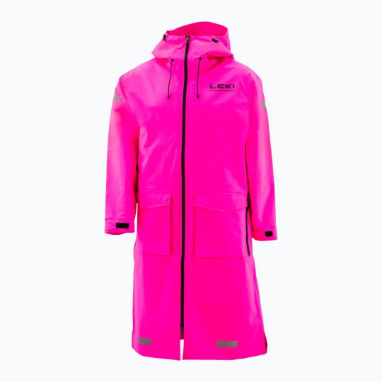Zdjęcie produktu Płaszcz przeciwdeszczowy LEKI Rain Coat WCR Pro neon pink