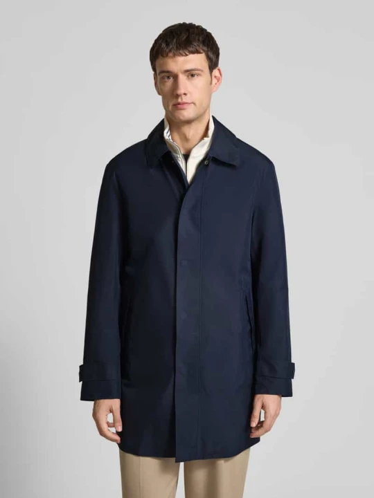 Zdjęcie produktu Płaszcz przeciwdeszczowy o kroju regular fit z GORE-TEX® Boss Granatowy