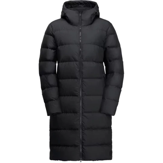 Zdjęcie produktu Płaszcz puchowy damski Frozen Palace Jack Wolfskin Czarny