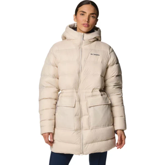 Zdjęcie produktu Płaszcz puchowy damski Harmony Falls Mid Down Columbia Beżowy