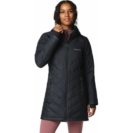 Zdjęcie produktu Płaszcz puchowy damski Heavenly Long Hooded Columbia Czarny