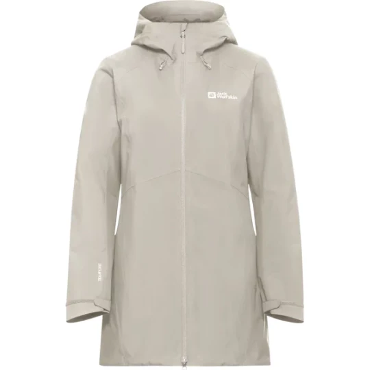 Zdjęcie produktu Płaszcz puchowy damski Heidelstein Jack Wolfskin Beżowy