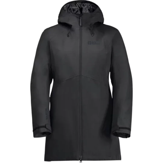 Zdjęcie produktu Płaszcz puchowy damski Heidelstein Jack Wolfskin Czarny