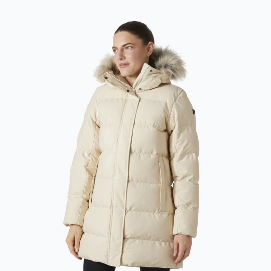 Zdjęcie produktu Płaszcz puchowy damski Helly Hansen Blossom Puffy Parka cream Beżowy