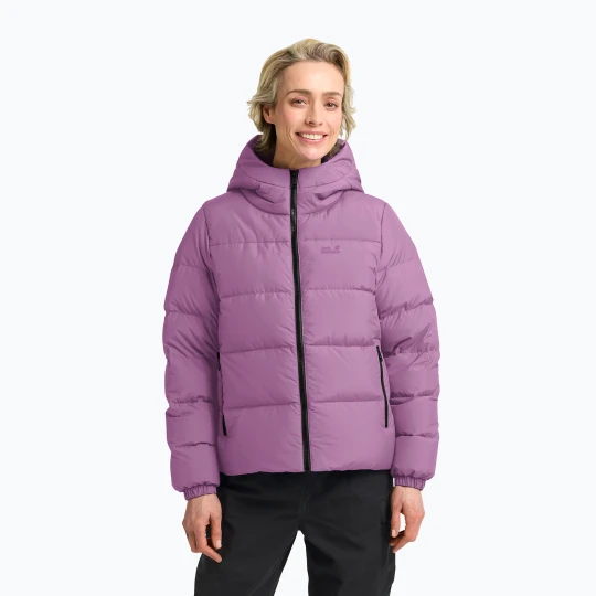 Zdjęcie produktu Płaszcz puchowy damski Jack Wolfskin Frozen Palace vivid orchid Różowy