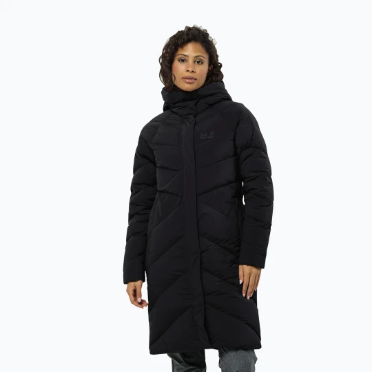 Zdjęcie produktu Płaszcz puchowy damski Jack Wolfskin Marienplatz Coat black