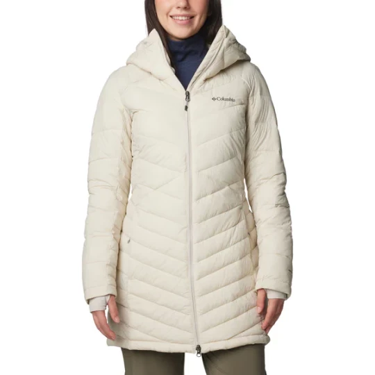 Zdjęcie produktu Płaszcz puchowy damski Joy Peak II Mid Columbia Beżowy