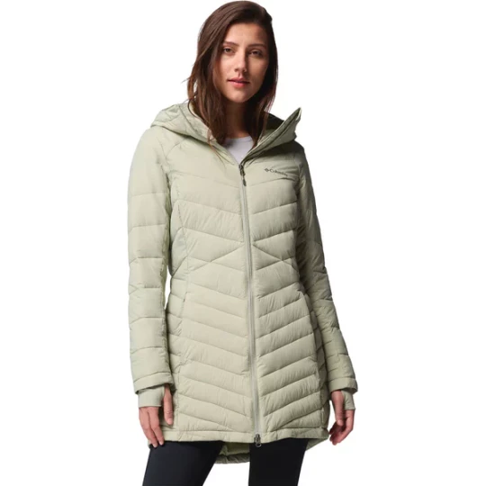 Zdjęcie produktu Płaszcz puchowy damski Joy Peak II Mid Columbia Beżowy