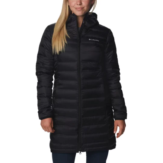 Zdjęcie produktu Płaszcz puchowy damski Lake 22 II Down Long Hooded Columbia Czarny