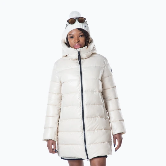 Zdjęcie produktu Płaszcz puchowy damski Rossignol Shiny Parka fog Beżowy
