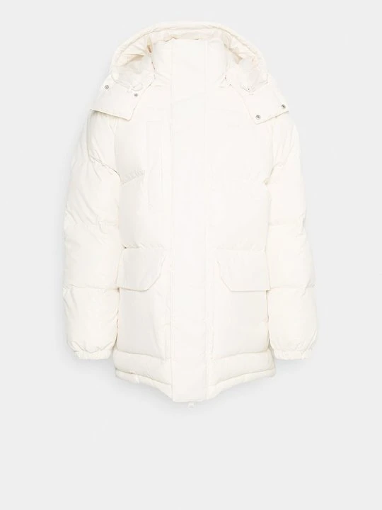 Zdjęcie produktu Płaszcz puchowy Lacoste mleczny
