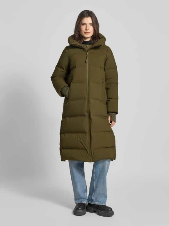 Zdjęcie produktu Płaszcz puchowy o kroju regular fit z długimi, dodatkowymi mankietami Marc O'Polo Khaki