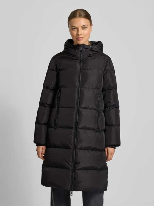Zdjęcie produktu Płaszcz puchowy o kroju regular fit z dwustronnym zamkiem błyskawicznym Armani Exchange Czarny