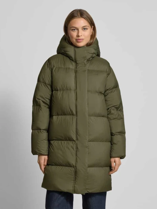 Zdjęcie produktu Płaszcz puchowy o kroju regular fit z kapturem Tommy Hilfiger Oliwkowy