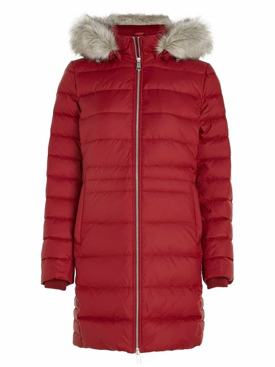 Zdjęcie produktu Płaszcz puchowy Tommy Hilfiger czerwony