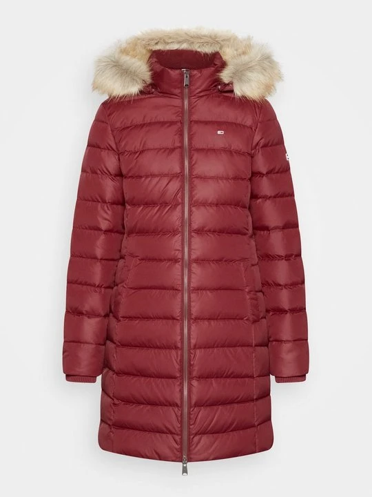 Zdjęcie produktu Płaszcz puchowy Tommy Jeans bordowy