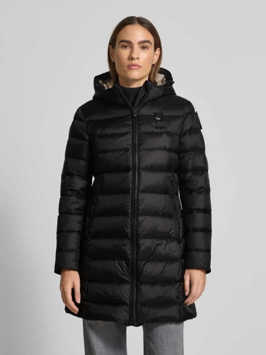 Zdjęcie produktu Płaszcz puchowy z kapturem model ‘AGNES’ Blauer Usa Czarny