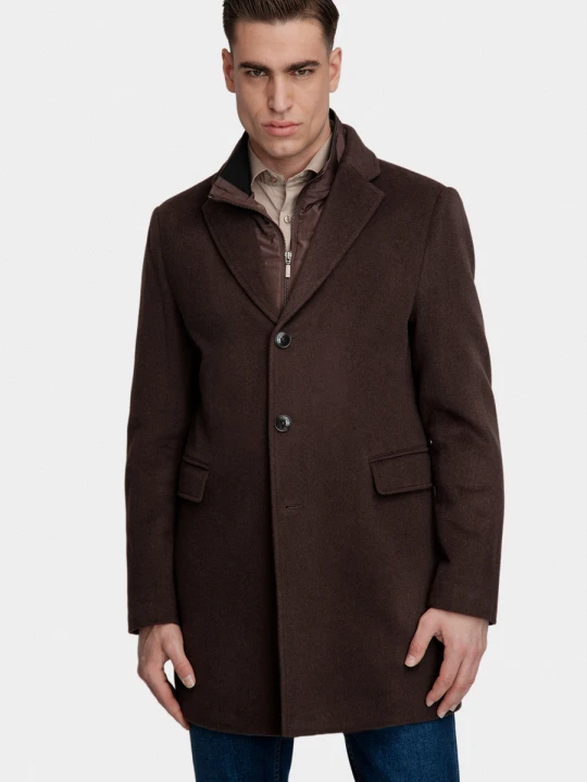 Zdjęcie produktu Płaszcz RAFFAELE 00278B80GSA Giacomo Conti brazowy