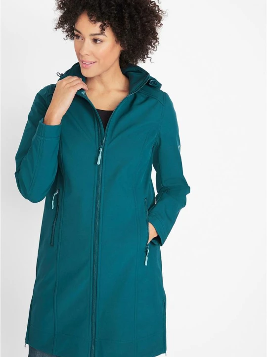 Zdjęcie produktu Płaszcz softshell, z materiału odpychającego wodę BonPrix niebieski