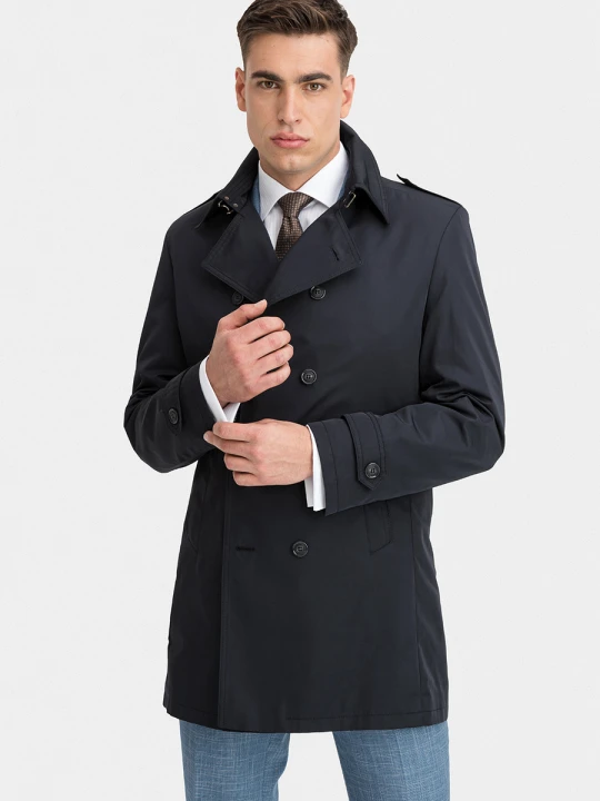 Zdjęcie produktu Płaszcz techniczny AMADEUS 00266D75GSA Giacomo Conti granatowy