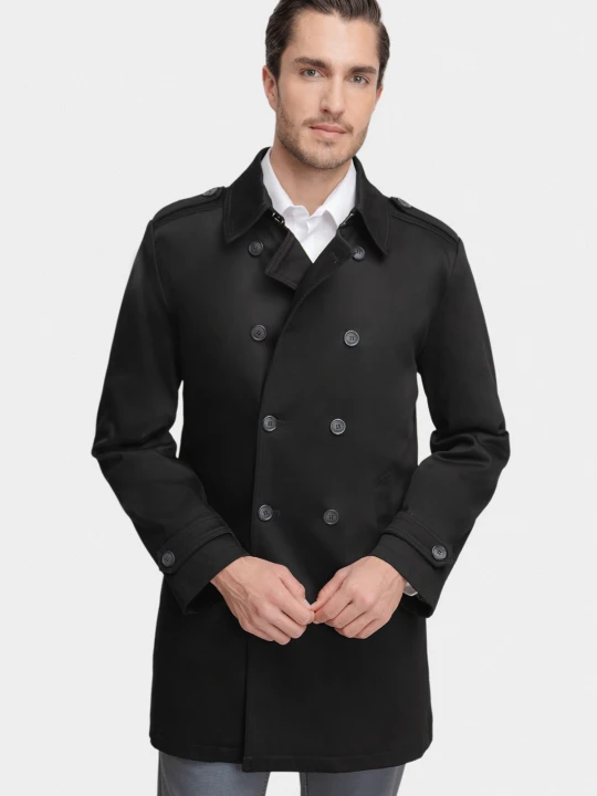 Zdjęcie produktu Płaszcz techniczny AMERIGO 00281A90GSA Giacomo Conti czarny