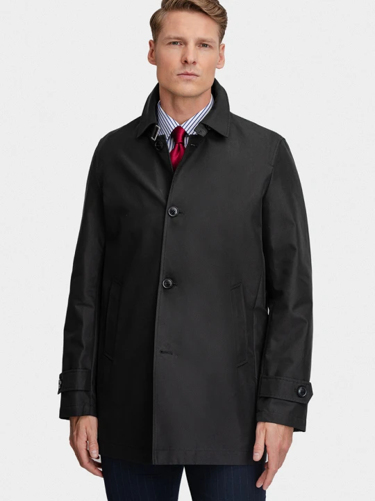 Zdjęcie produktu Płaszcz techniczny ANDREA 00277A90GSA Giacomo Conti czarny