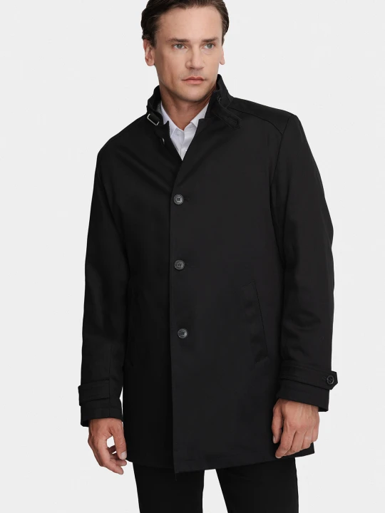 Zdjęcie produktu Płaszcz techniczny czarny 00280B90GSA Giacomo Conti