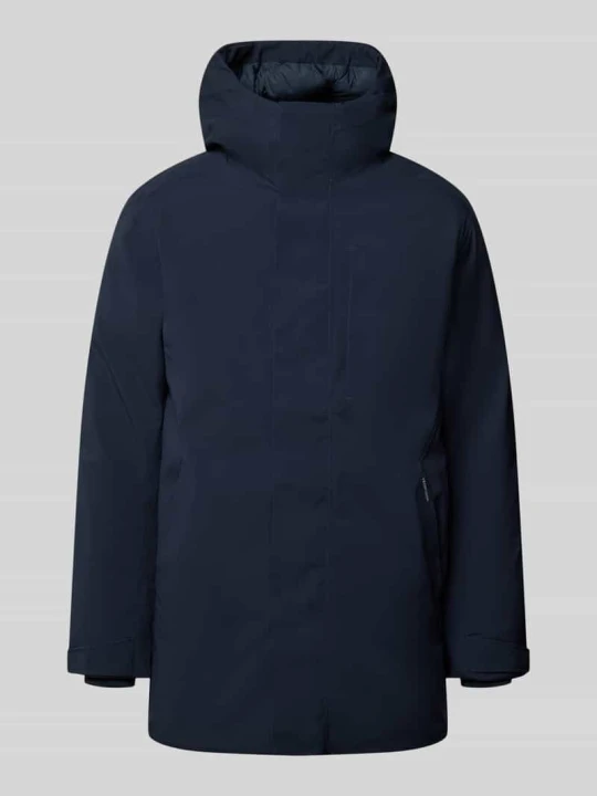 Zdjęcie produktu płaszcz w kroju regular fit z kapturem model 'KEEN' Jack&Jones Ciemnoniebieski