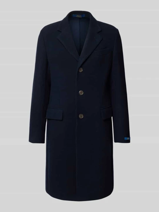 Zdjęcie produktu płaszcz w kroju regular fit z mieszanki wełny Polo Ralph Lauren Granatowy