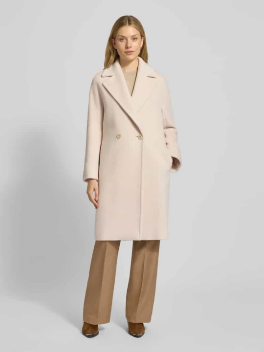 Zdjęcie produktu Płaszcz wełniany o kroju regular fit z mieszanki wełny z alpaki model ‘TOKIO’ Max Mara Beżowy