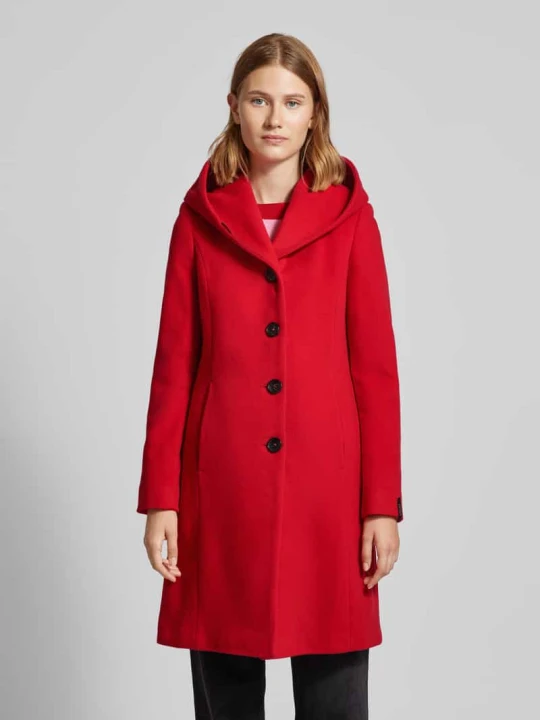 Zdjęcie produktu Płaszcz wełniany z domieszką kaszmiru model ‘BELLA’ Milo Coats Czerwony