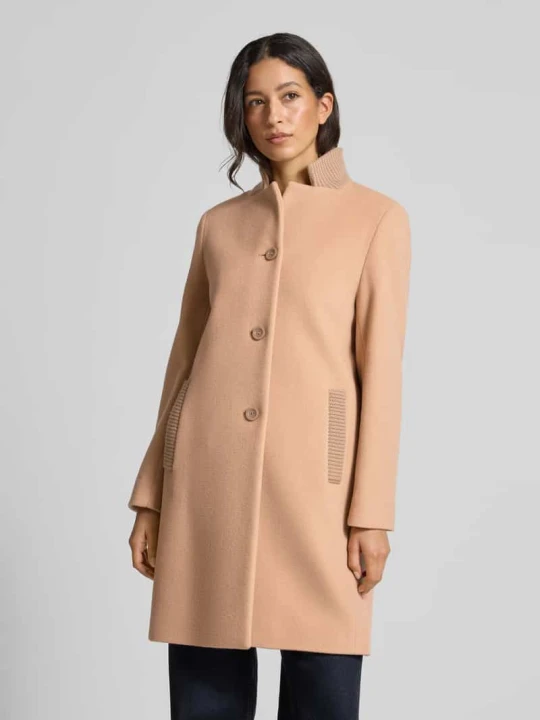 Zdjęcie produktu Płaszcz wełniany z domieszką kaszmiru ICONS Cinzia Rocca Camel