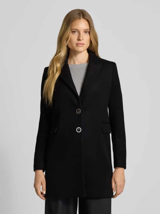 Zdjęcie produktu Płaszcz wełniany z połami Armani Exchange Czarny
