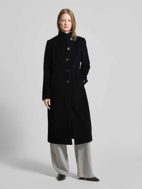 Zdjęcie produktu Płaszcz wełniany z domieszką kaszmiru model ‘NADA’ Milo Coats Czarny