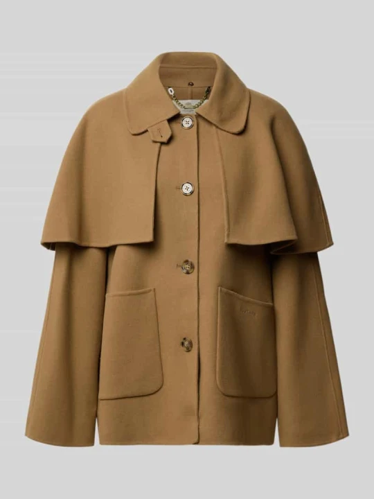 Zdjęcie produktu Płaszcz z detalem peleryny Barbour Beżowy