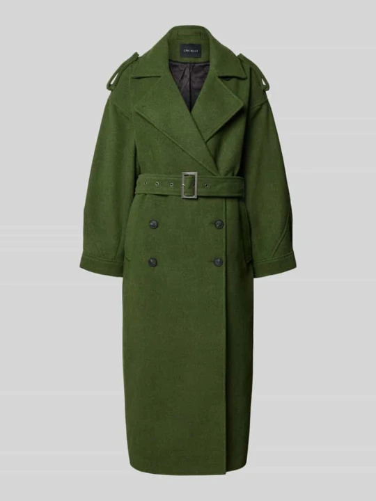 Zdjęcie produktu Płaszcz z dodatkiem bawełny CPH MUSE Khaki melanż