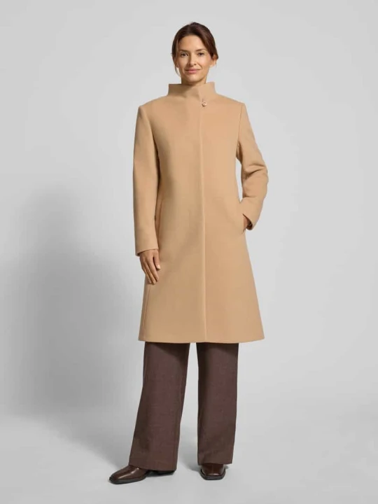 Zdjęcie produktu płaszcz z dodatkiem kaszmiru ICONS Cinzia Rocca Camel