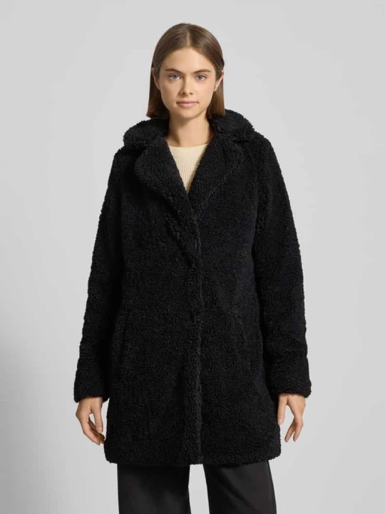 Zdjęcie produktu Płaszcz z futerka model ‘GABI’ Noisy May Czarny
